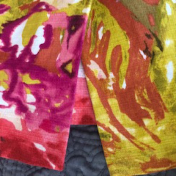 J.Crew pencil skirt in fuchsia and gold tones sz 4 - Picture 5 of 9